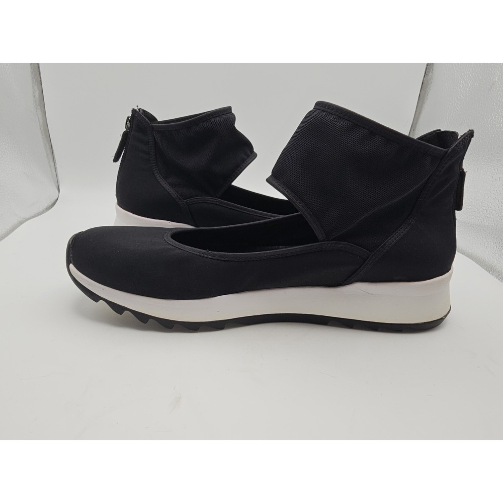 Eileen Fisher Women's Shoes Size 9.6 Black Ankle Stretch Knit Mesh - Picture 5 of 10